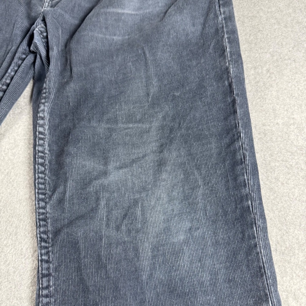 Gap Corduroy Pants Men 34x30 Dark Gray Low Rise Boot Fit Cotton Blend - Picture 4 of 12